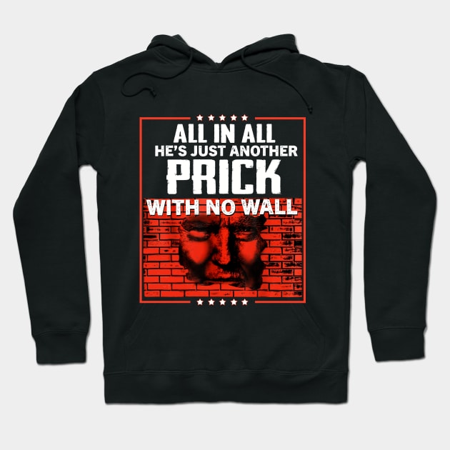 All In All He_s Just Another Prick With No Wall Sh Hoodie by TeeLovely